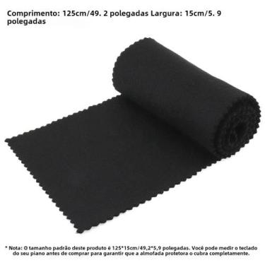 Imagem de Capa Protetora para Teclado de Piano de 88 Teclas - Nylon e Algodão, P