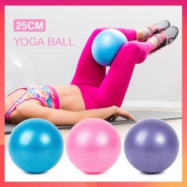 Imagem de Mini Bola 25cm De PVC Exercício Yoga Pilates Ginastica Fisioterapia - 