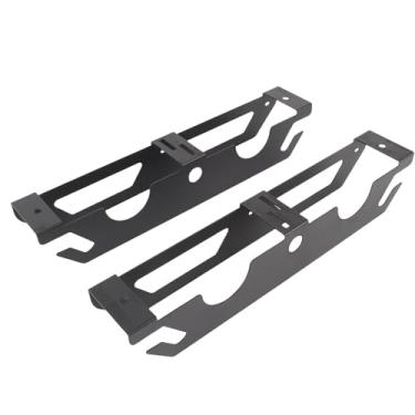 Imagem de Rack de armazenamento para esmerilhadeiras angulares 2Pcs, Suporte multifuncional para esmerilhadeira angular em liga metálica com 8 tubos de expansão e 8 parafusos