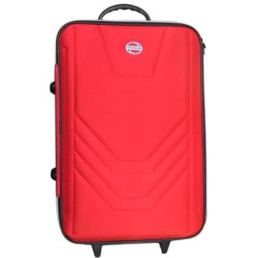 Imagem de Mala Média 23kg Rodinhas Resistente Village Viagem Rígida (Vermelho)