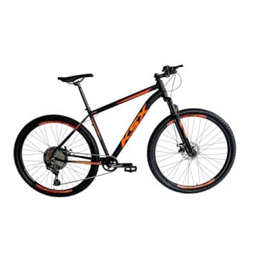 Imagem de Bicicleta Aro 29 Mtb Ksx Sd7 12v Garfo com Trava K7 11/50 Freio a Disco Hidráulico Kit 1x12 (Preto/Laranja, 19)
