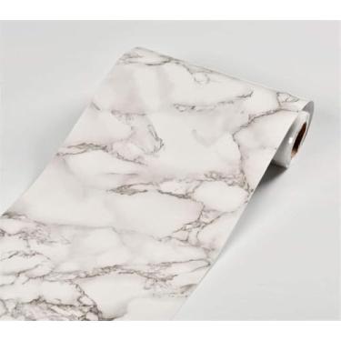 Imagem de Papel De Parede Espelho Ders Para Banheiro Peel And Stick Classroom Bulletin Board Ders Boho Paper For Classroom Trim Sets Cobblestone, White Stone Pattern, 20 X 1000cm