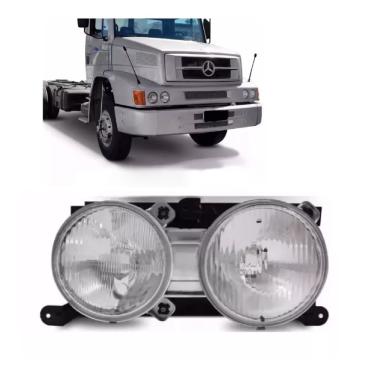 Imagem de Farol Esquerdo Caminhão Mb 1218 1418 1620 Ano 95 96 97 98 99