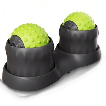 Imagem de Massageador Relaxante Muscular Fascite Plantar Pilates Ioga Fisioterapia Pes Pescoço Costas Alivia Dores Acupressao