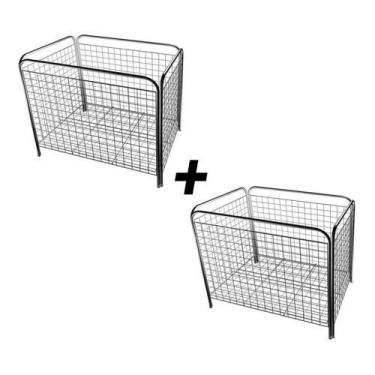 Imagem de 2 Cesto Porta Expositor Fraldas Farmácia Bola Utilidades - Nacional,  