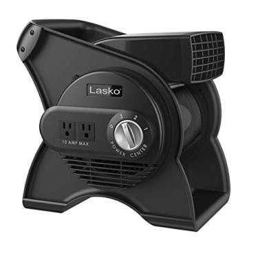 Imagem de Lasko Ventilador utilitário U12104 Pro de alta velocidade para resfriamento, ventilação, exaustão e secagem em casa, local de trabalho e oficina, preto 12104 31 x 24,4 x 31,2 cm
