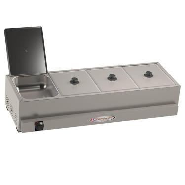 Imagem de Banho Maria Itajobi A Gás Molheira 4 Cubas 3 De 5 Litros