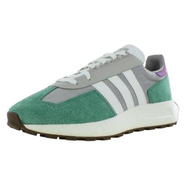 Imagem de adidas Originals Retropy E5 Tênis masculino, Cinza três/Calçados Branco/Verde Núcleo, 42