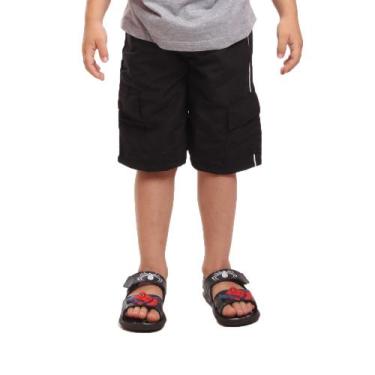 Imagem de Bermuda Tactel Infantil Ox Silver Estilo Short. - OX CONFECÇÕES, Preto