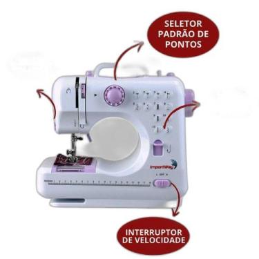 Imagem de Máquina De Costura Importway 12 Pontos Iwmc-505 - Bivolt, Bivolt