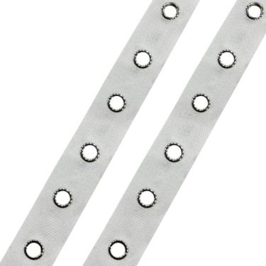 Imagem de Fita de anel de ilhó de metal de 6 metros, acabamento de ilhós, fita de sarja de algodão, tiras de ilhós, fitas decorativas de tecido, fitas, roupas, espartilho para fazer acessórios para camisa