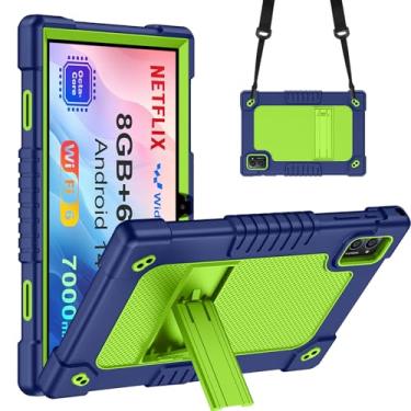 Imagem de Capa para tablet TabneraX UTbook de 10,1 polegadas, capa protetora híbrida infantil à prova de choque, capa rígida com suporte embutido para tablet TabneraX UTbook 10,1 polegadas/AWOW UTBook_14 de