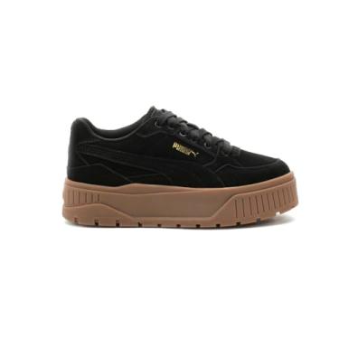 Imagem de PUMA Tênis infantil unissex de camurça Karmen Ii Idol, Puma Preto-puma Black-Puma Gold, 19
