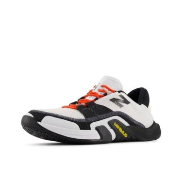 Imagem de New Balance Tênis masculino Minimus Tr V2 Cross Trainer, Branco/Preto/Neo Flame, 40