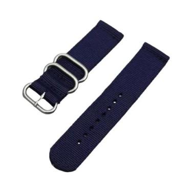 Imagem de Pulseira De Relógio Esportiva Unissex Em Nylon Trançado 18mm 20mm 22mm