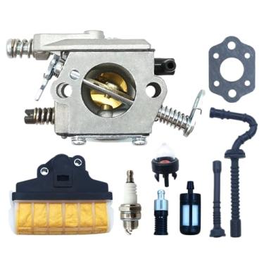 Imagem de AiBiCi Carburador MS250 para motosserra Stihl 021 023 025 MS210 MS230 carburador com filtro de ar 1123 160 1650 kit de ajuste de linha de combustível substitui Walbro WT286