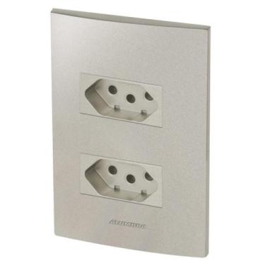 Imagem de Conjunto 2 Tomadas 20A - Inova Titanium - Att06 - Alumbra