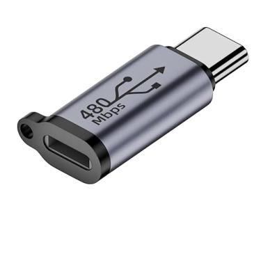Imagem de Adaptador Lightning Fêmea Para Usb-c Macho 480mbps