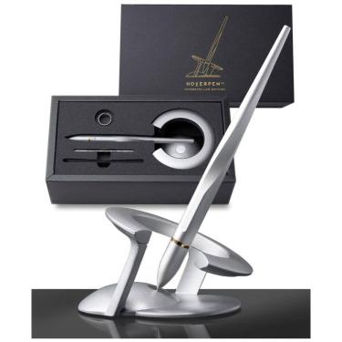 Imagem de Caneta Esferográfica Executiva Vertical com Tinta e Recarga de Alta Qualidade, NOVIUM, Prateado