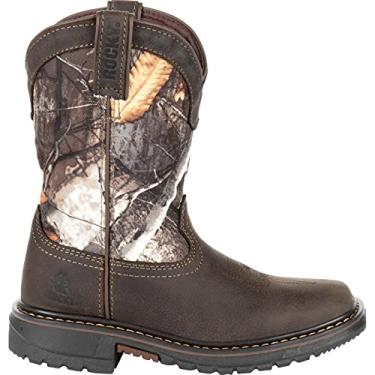 Imagem de Rocky Bota infantil Ride FLX Western, Camuflagem marrom Realtree, 10.5 Little Kid