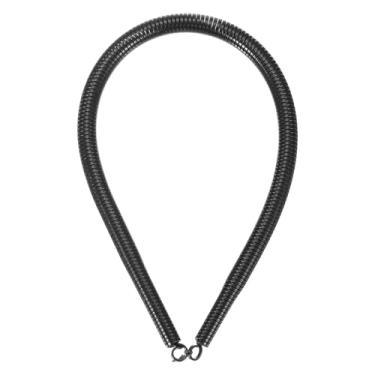 Imagem de HARFINGTON Dobrador de tubo de mola de PVC 12,5 mm OD 520 mm de comprimento tipo B mola de dobra de tubo para dispositivos de dobra de tubos em energia hidráulica doméstica, preto