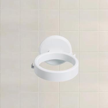 Imagem de Suporte universal para secador de cabelo, suporte de parede para secador de cabelo, gancho com plugue e organizador de cabos, autoadesivo