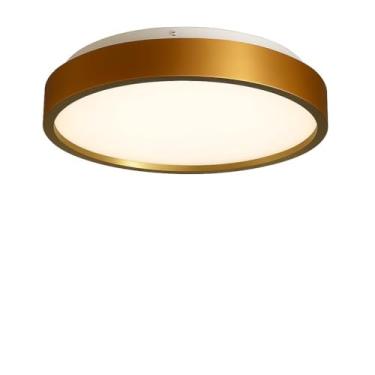 Imagem de Plafon Luminária Essence GOLD LED Sobrepor 36W – Dourado Gold, Multicolor 3 em 1, Bivolt, IP20, 3240 lúmens, 34cm – Disoma