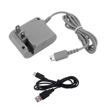 Imagem de Kit de Carregador para DS Lite, Adaptador de Energia CA DSL com USB Carregamento Cabo 100-240V Parede Tomada Adaptador Compatível com DS Lite Console