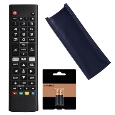 Imagem de Controle Remoto Compatível Para TV LG Smart LCD LED Plasma HDTV 2K 4K UHD 3D HDR10 Com Teclas Netflix Prime