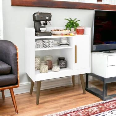 Imagem de Aparador Com Nichos Café Ii Branco Bechara