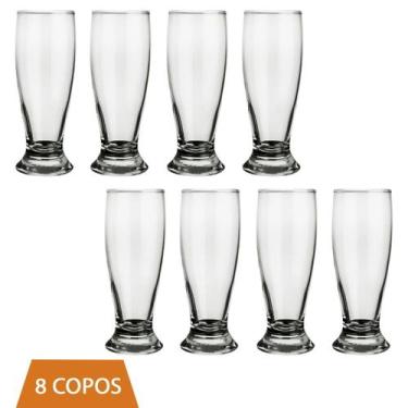 Imagem de Conjunto 8 Copo 300ml Munich Cerveja Restaurante Chop Nadir - NADIR FI