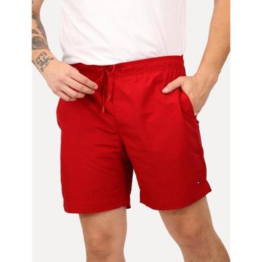 Imagem de Short Tommy Hilfiger Masculino Regular Fit Long Drawstring Vermelho-Masculino