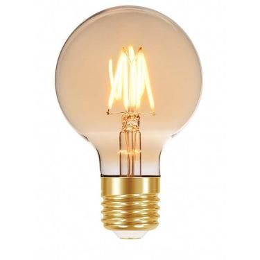 Imagem de Lampada Led Filamento Dimerizável G80 4W 127V Ambar