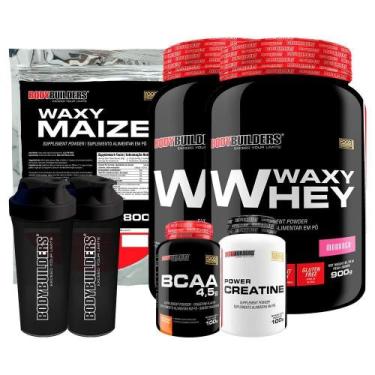 Imagem de Kit 2 Waxy Whey 900G+ Waxy Maize 800G+ Power - Bodybuilders
