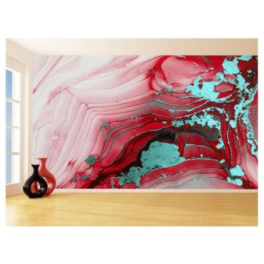 Imagem de Papel De Parede 3D Estilo Marmore Tintas Cores 3,5M Mbr164 - Você Deco