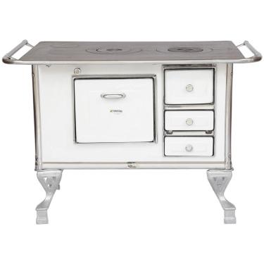 Imagem de Fogão a Lenha 2 Bocas Maestro N2 Branco E