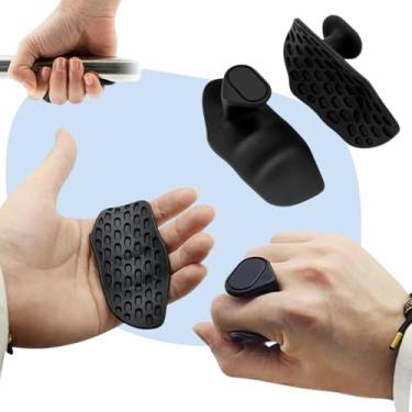 Imagem de Luva Academia Musculação Octo Max Grip Protetor Anti Calos Mão Fitness Masculino E Feminino - Anti Calos Preto