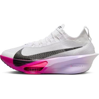 Imagem de Nike Tênis De Corrida Feminino Alphafly 3 (Fd8315-100, Branco/Ágata Roxa/Uva Vibrante/Preto) Tamanho 9