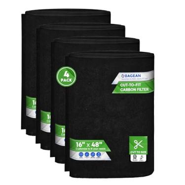 Imagem de Corte para caber na folha de filtro de carvão ativado 40,6 cm x 122 cm - Filtro de ar de carvão ativado para purificadores de ar, janelas AC e mais - Filtros de carvão absorvem odores e refrescam o ar