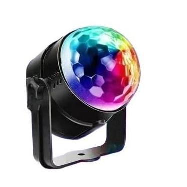 Imagem de Globo LED RGB com Sensor de Som – Controle Remoto e USB, Ideal para Festas(1)