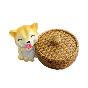 Imagem de Cinzeiro de resina com tampa desenho animado (interior, exterior) decoração de presente chique (homens, mulheres) moda bonita com (estilo-D)