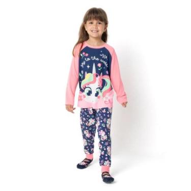 Imagem de Pijama Manga Longa Menina Unicórnio Encantado - Puket, 1