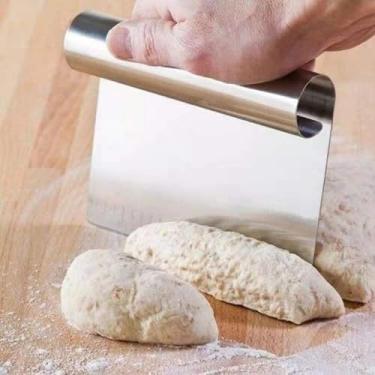 Imagem de Espátula Prática Para Confeitar Com Régua Medidora, Multifuncional Para Raspar, Cortar, Organizar, Dividir Massas, Utensílio de Confeitaria