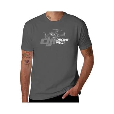 Imagem de Camiseta Unissex De Verão Para Piloto De Drone Dji, Moda Anime Streetw