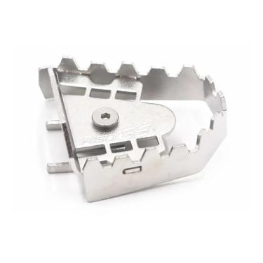 Imagem de Anti-derrapante Para f750gs f850gs f 750gs f850 gs 2018-2021 pedal de alavanca de freio de pé traseiro ampliar extensão extensor freio traseiro peg almofada(SilverB)