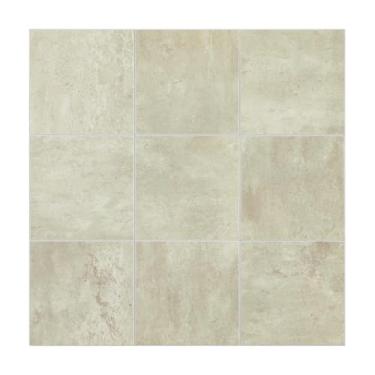 Imagem de Retire e cole azulejos Backsplash, 30,5 cm x 30,5 cm quadrado autoadesivo de cerâmica sintética bege brilhante mármore em azulejo de parede para cozinha, banheiro, bancadas, lareira e parede RV (6