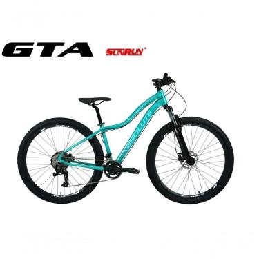 Imagem de Bicicleta Aro 29 Absolute Hera Kit 2x9 Gta Sunrun Freio Disco K7 11/36 Pedivela 24/38d Garfo Trava - Verde Tam.17