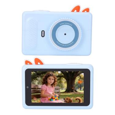 Imagem de Zopsc Câmera de Aprendizagem Digital Com IA Infantil Gravação de Vídeo HD Aprendizagem Interativa Com IA Tela Sensível Ao Toque Com Proteção Ocular IPS Suporta Modo de Beleza e (azul claro)