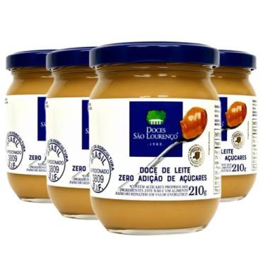 Imagem de Kit 4x Doce de Leite Diet SÃO LOURENÇO Zero Ad. Açucar 210g