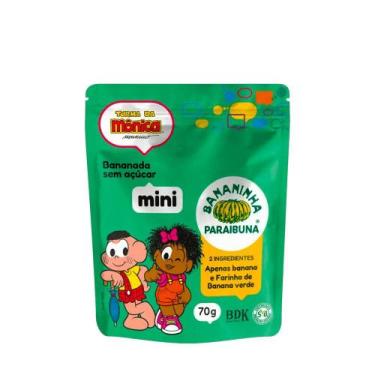 Imagem de Bananinha Mini Sem Açúcar Turma da Mônica Paraibuna - 70g